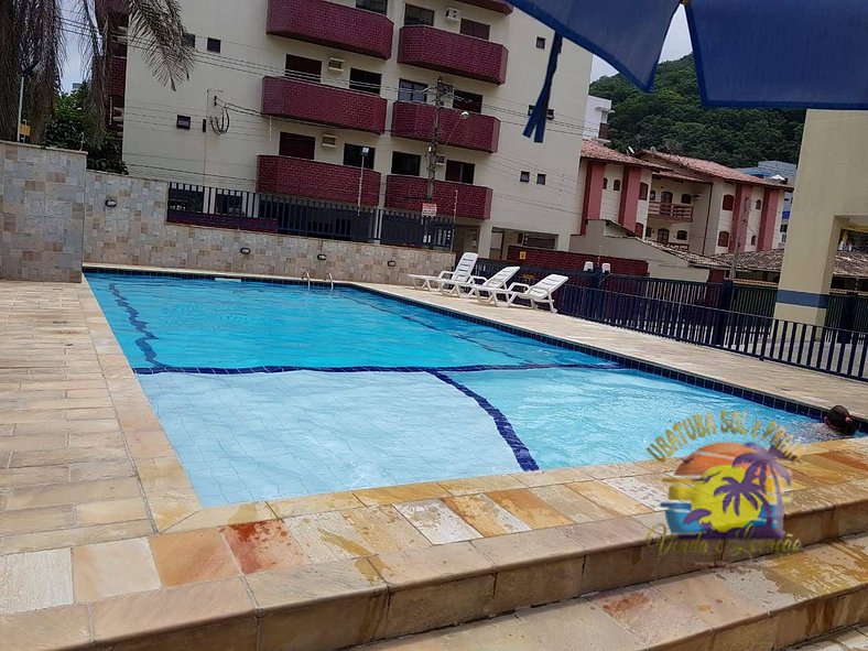 Apartamento em Área Nobre da Praia Grande de Ubatuba no Cond