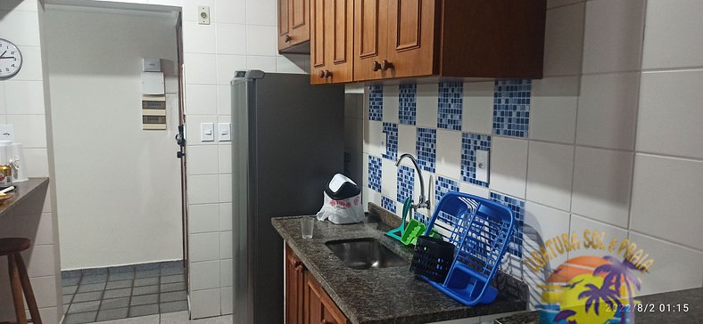 Apartamento em Área Nobre da Praia Grande de Ubatuba no Cond